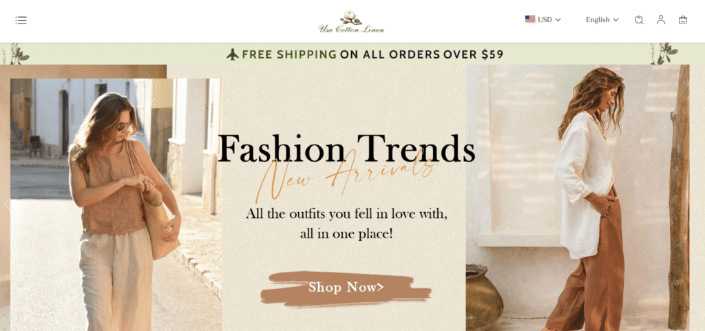 NashvilleCottonLinen Review (2026) : Legit Clothing Store or Scam?