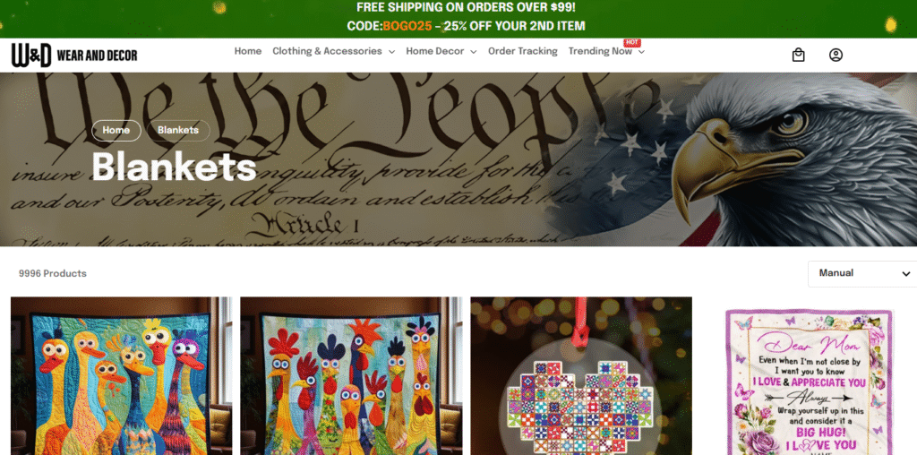 Wearanddecor.com Reviews 2026: Scam or Legit Online Store? 