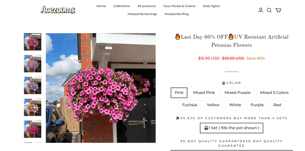 Acezooms Reviews 2026: Is Acezooms.com Legit or a Scam Online Flower Shop?