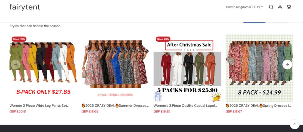 Fairytent Reviews 2026: A Fashion Store With Missing Details?  