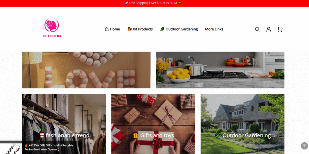 Hedition Reviews 2026: Sells Fashion, Kitchen, Gifts, Toys, and Gardening Products, But Is It Safe to Shop There?