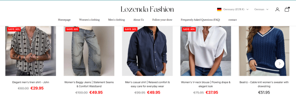 Lozendafashion Reviews 2026: Is Lozendafashion.com Legit or a Scam Clothing Store?