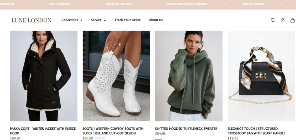Lune-London.co.uk Reviews 2026 : Is This Fashion Store Legit?