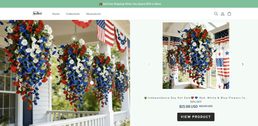 Sedlivo Reviews 2026: Sells Artificial Flowers and Outdoor Decorations, But Should You Trust This Website?