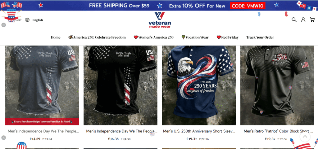 Veteran Made Wear Reviews 2026: Is VeteranMadeWear Legit or a Suspicious Clothing Store?