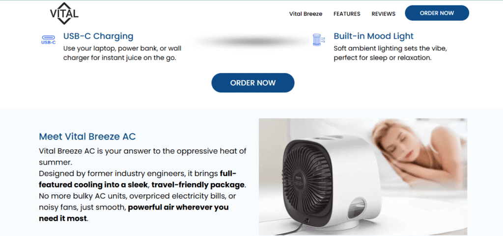 Vital Breeze AC Review: Does This Portable Air Cooler Really Work?