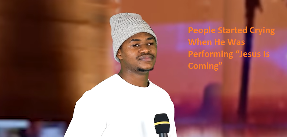 People Started Crying When He Was Performing “Jesus Is Coming”-A Powerful and Emotional Moment