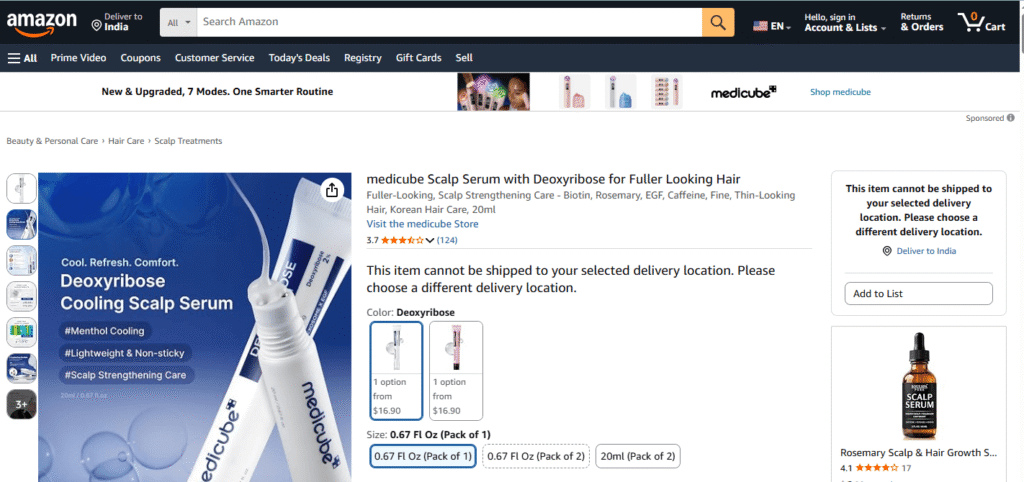 Deoxyribose Scalp Serum Review 2026: Does It Really Work for Hair Growth?