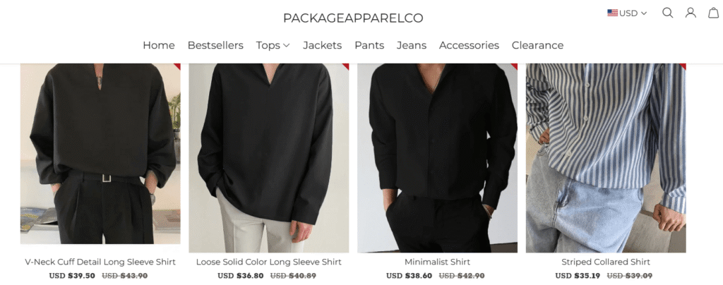 Packageapparelco.com Reviews 2026: Is Packageapparelco Legit or a Scam Clothing Store?