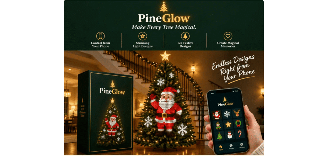 PineGlow Christmas Tree Lights Review 2026: Is PineGlow Legit or Worth Buying?