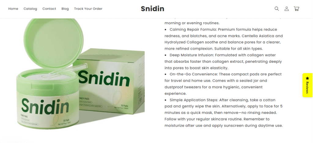 Snidin Toner Pads Reviews: Do They Really Work?
