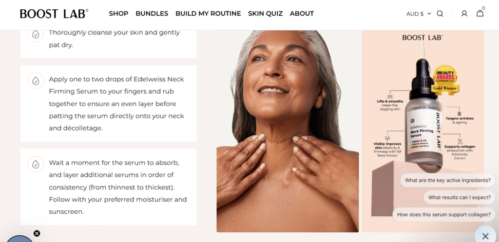 Boost Lab Neck Firming Serum Review: Does It Really Tighten Loose Skin?