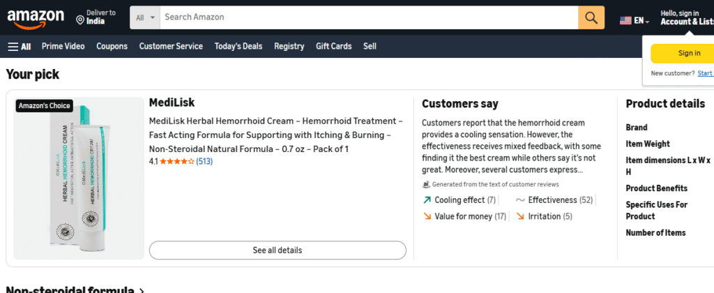 Medilisk Hemorrhoid Cream Review: Does It Help Relieve Hemorrhoid Symptoms?