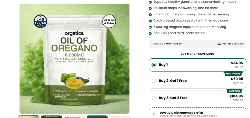 Orgatics Oregano and Black Seed Oil Review: Benefits, Ingredients, Safety, and Customer Complaints!